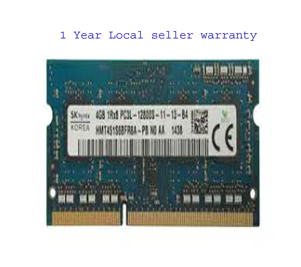 Original SK Hynix DDR3 Ram 4GB 2Rx8 PC3L 12800S 1600MHz ল্যাপটপ র‍্যাম বাংলাদেশ - 1021657