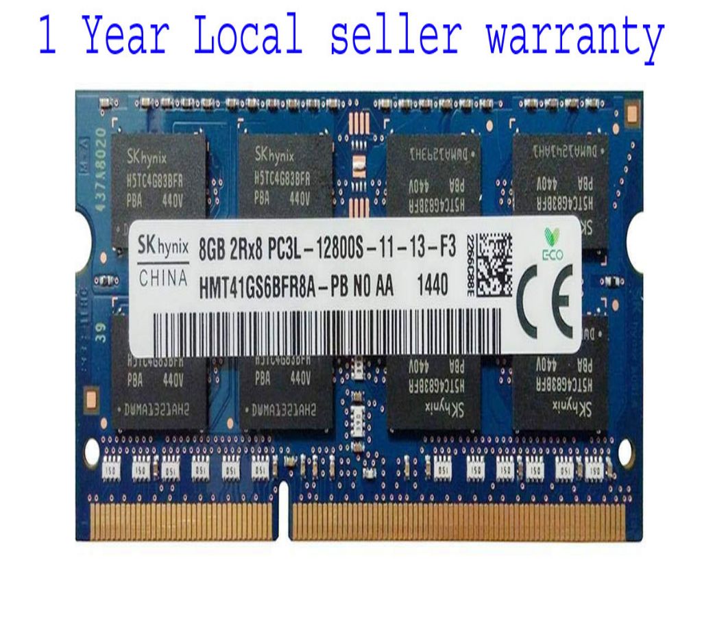 Original Hynix 8GB 1600 Mhz ল্যাপটপ ফর PC3L-12800S বাংলাদেশ - 1021729