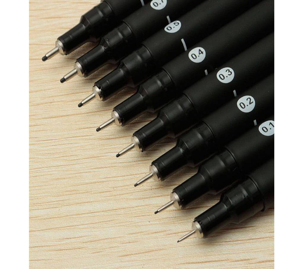 Faith Pens 0.05 to 0.8mm All Sizes Fineliner Artist Pen Fine Point Painting Comic Manga Pen Set ড্রইয়িং পেন বাংলাদেশ - 1083575