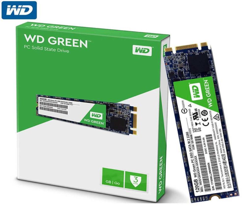 WD 240GB SSD অয়েস্টার্ণ ডিজিটাল 240GB Green 2.5 ইন্টার্নাল সলিড স্টেট ড্রাইভ- গ্রীন বাংলাদেশ - 1088744