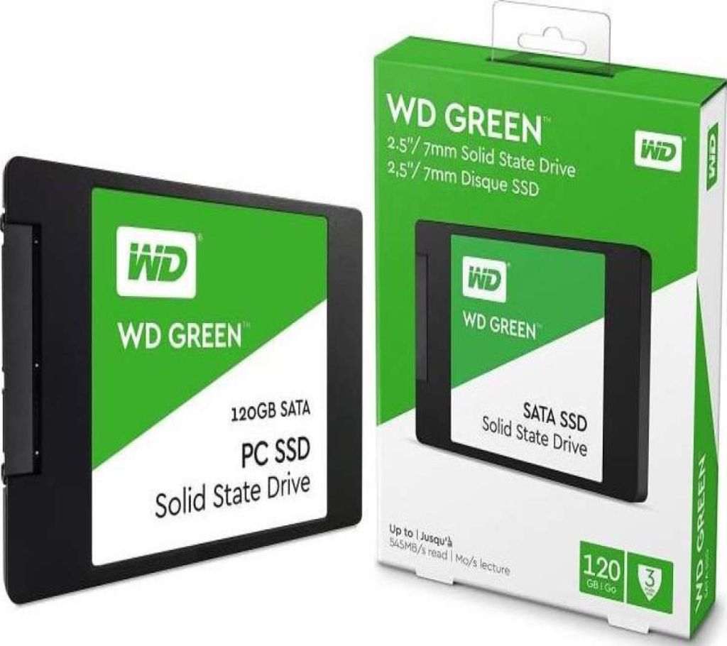Western Digital Green 2.5 SSD 120GB-1TB, SSD, 545MB/S Best Performing সলিড স্টেট ড্রাইভ For Laptop, PC বাংলাদেশ - 1088765
