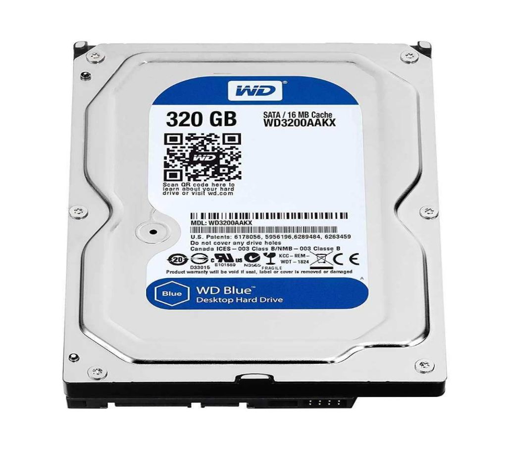 WD Blue 320GB Desktop হার্ড ডিস্ক  Drive - 7200 RPM SATA 6 Gb/s 16MB Cache 3.5 Inch - WD3200AAKX বাংলাদেশ - 1088773
