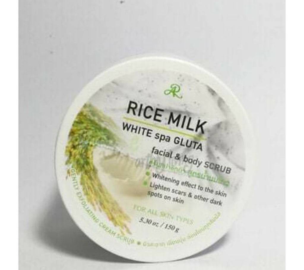 Rice Milk White Spa Gluta ফেসিয়াল এন্ড বডি স্ক্রাব 150g Thailand বাংলাদেশ - 1118507