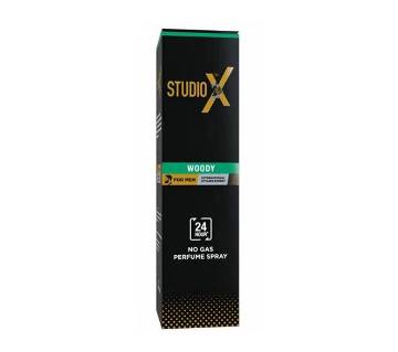 Studio X Woody No Gas Perfume Spray for Men - 120 ml - ASD - 74- 7MARICO-310514