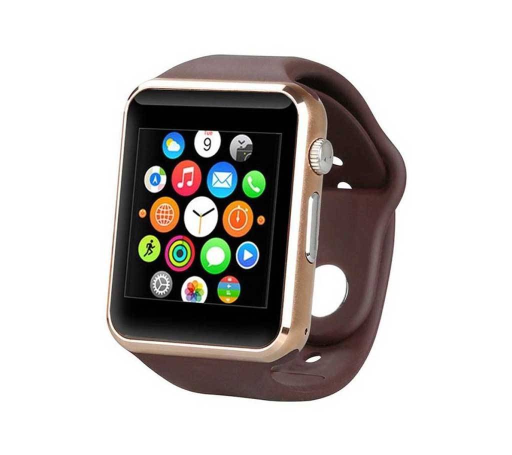 1 Bluetooth Smart Watch সিম সাপোর্টেড স্মার্ট ওয়াচ  – (Brown) – MKC1 বাংলাদেশ - 1123082