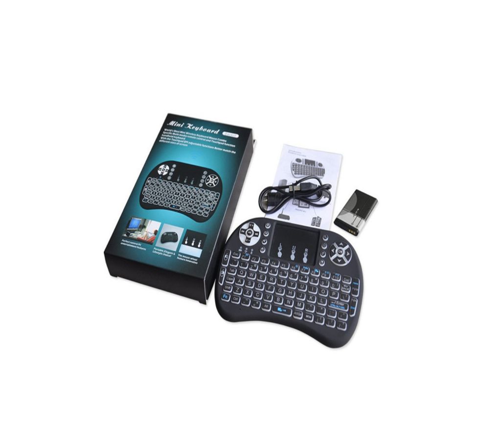 Mini Wireless 2.4GHz Keyboard with Mouse টাচপ্যাড রিমোট কন্ট্রোল, Backlight বাংলাদেশ - 1159601