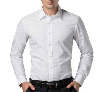 Full Sleeve White Shirt for Man