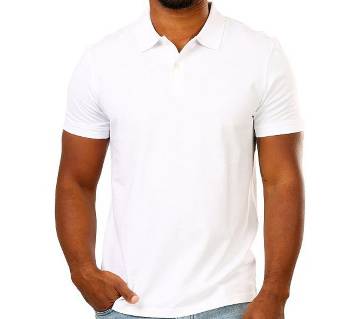White Polo Shirt for Men