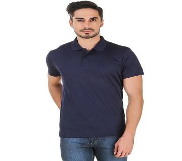 Navy Blue Polo Shirt for Men