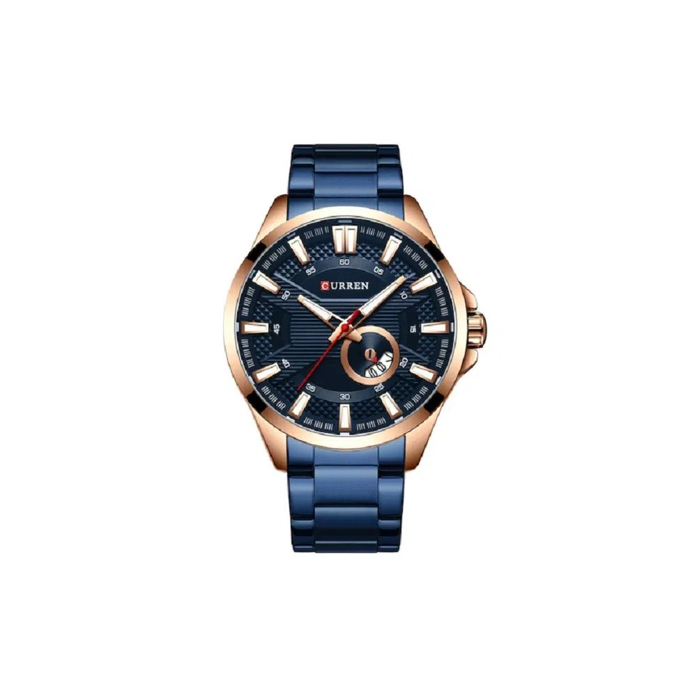 CURREN 8372 Business Quartz Watch for Men Watch Stainless Steel Wristwatch Waterproof