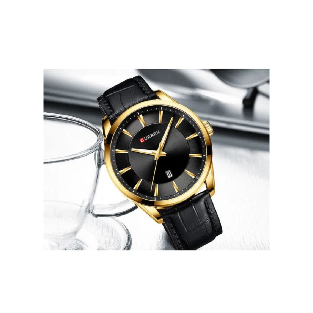 CURREN 8365 Simple Men Leather Watch Man Brand Quartz Watches Relogio Masculino Casual Wristwatch Male Clock