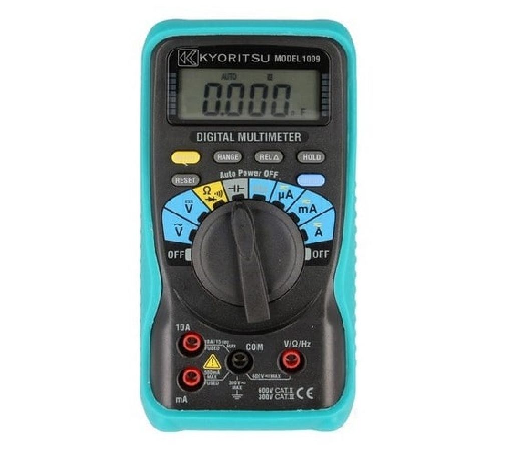 KYORITSU 1009 DIGITAL MULTIMETER TRUE RMS 600V AC/DC VOLTAGE MULTIMETER ...