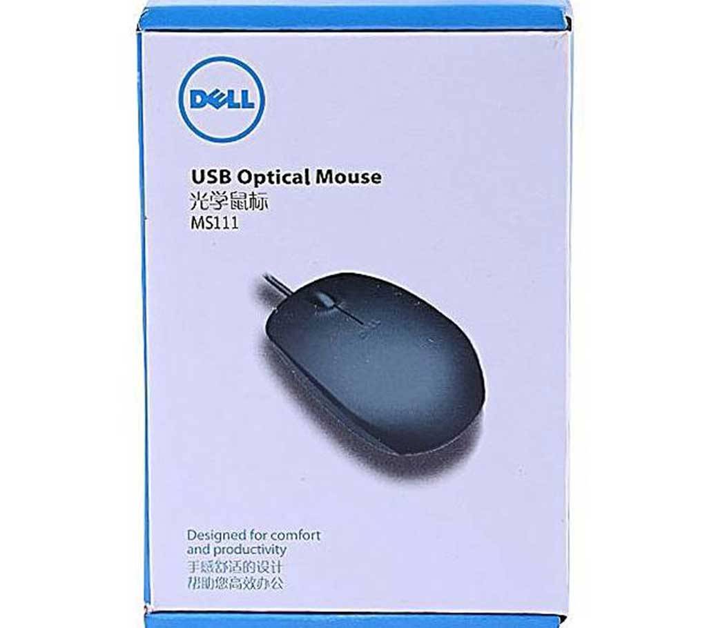 Dell ওয়্যার্ড মাউস MS111 - ্কালো বাংলাদেশ - 1091747