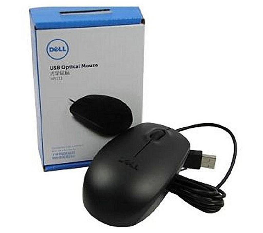 Dell USBl MS111ওয়্যারড মাউস - Black বাংলাদেশ - 1040469