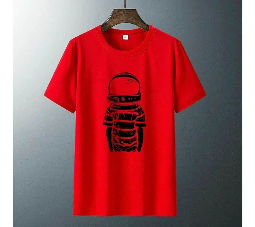 Half sleeve T-shirt for men CN-1000-Red 