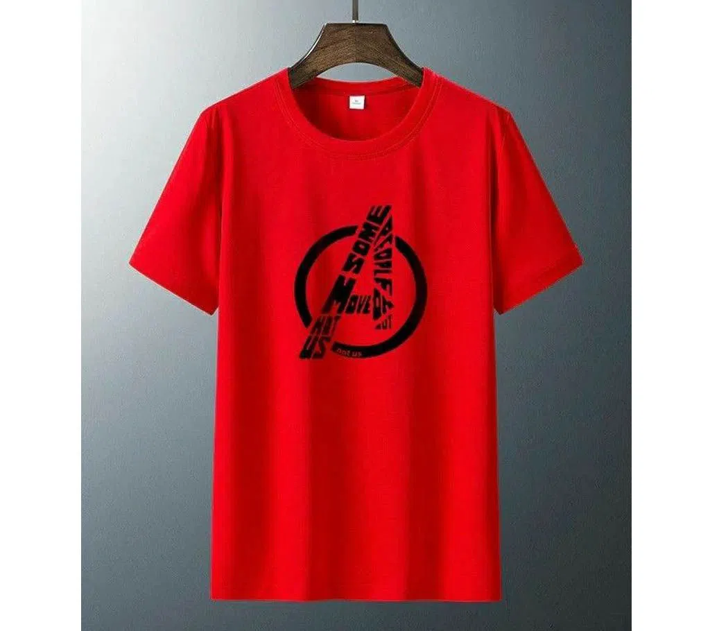 Half sleeve T-shirt for men CN-996 -Red avenger 