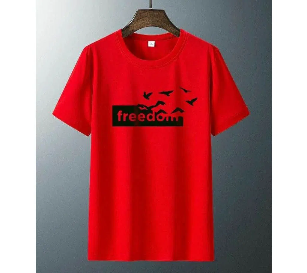 Half sleeve T-shirt for men CN-993 -RED 