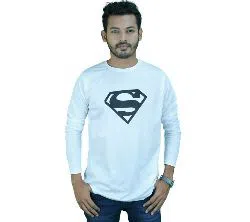 Superman Cotton Full-Sleeve T Shirt For Men