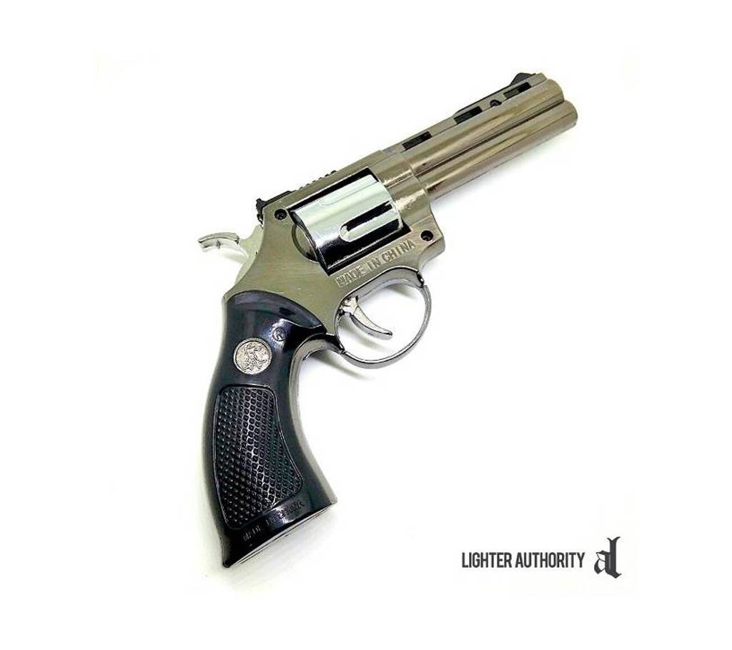 Revolver মেটাল গ্যাস লাইটারr উইথ লেজার পয়েন্টার বাংলাদেশ - 697548