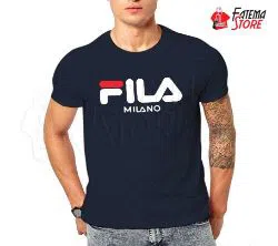 Mens Half Sleeve Cotton T-Shirt (FiLA Milano)