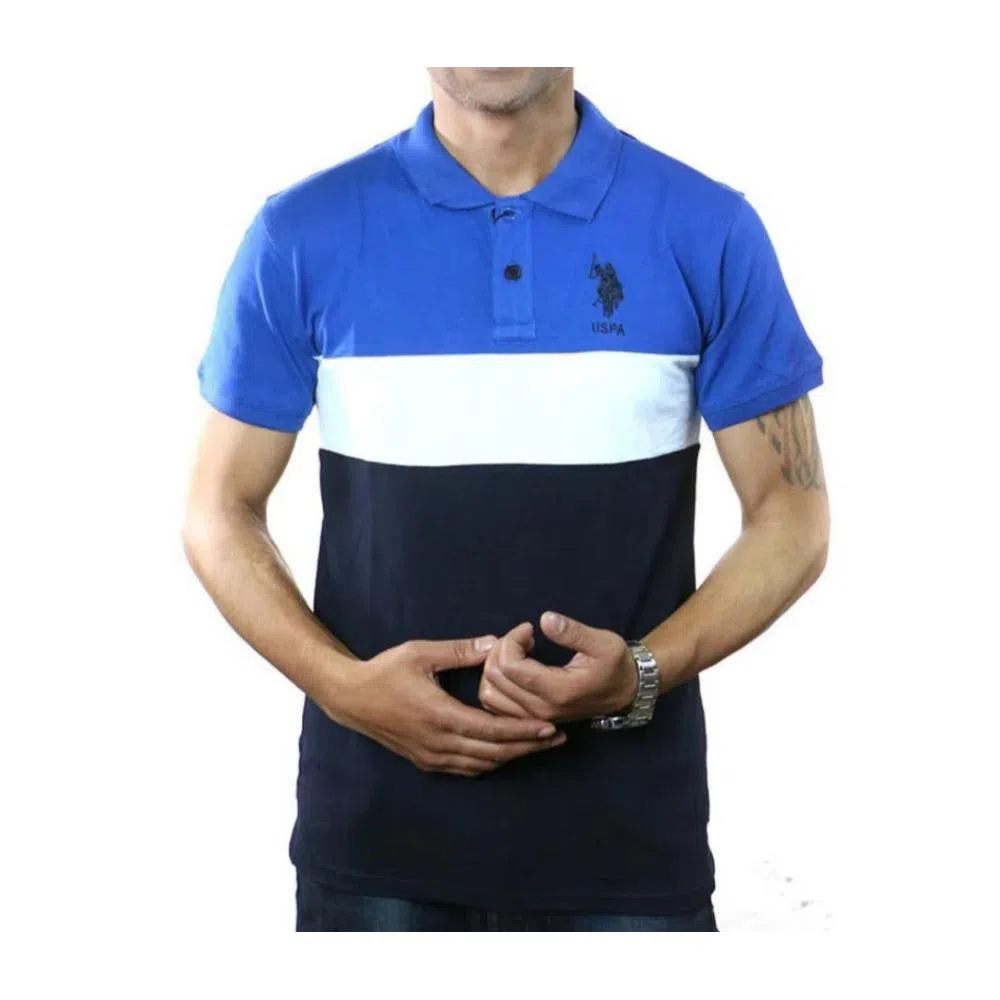 Smart Design Polo T-shirt for man-Blue 