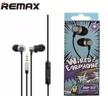 Remax RM512 In-Ear Wired Earphone Stereo Headset with For All Phones