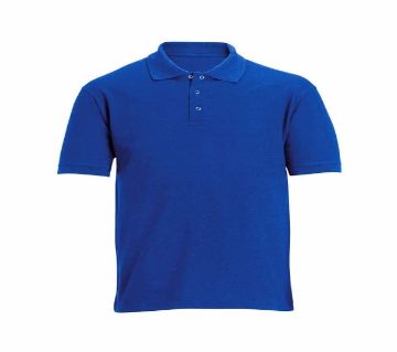Royel blue polo shirt for man