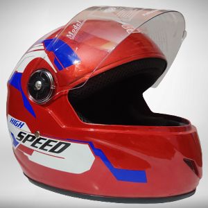 SFM Bike Full Face Helmet High Speed - Red