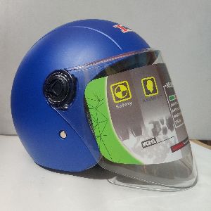 IBK Half Face Classic Helmet for Men and Women- BLUE