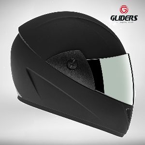 Gliders Jazz DX ISI Certified Full Face Helmet - Black