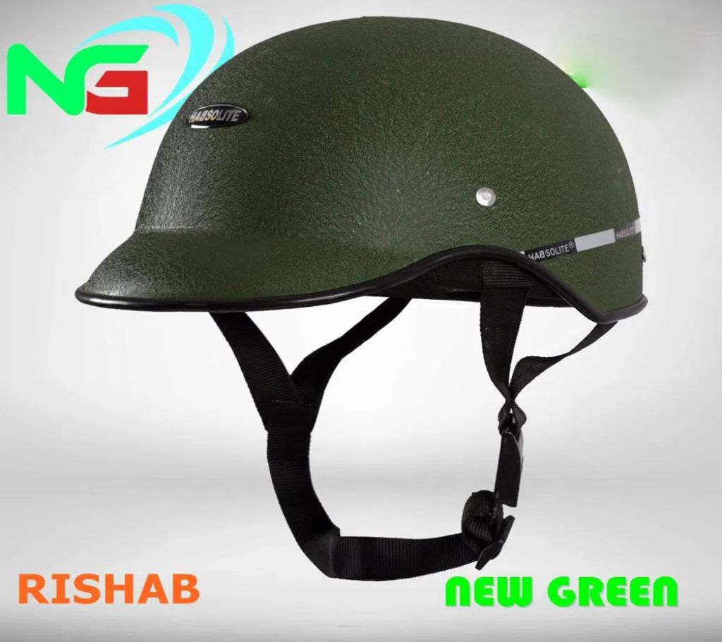 BIKE HELMET Open Face Cap Helmet RISHAB (Made in India) GREEN 1359652