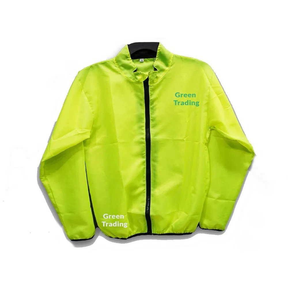 Dust Coat & Windbreaker For Motorcycle Rider- Neon Green