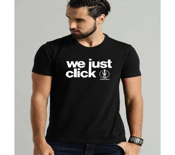 Round Neck Cotton T-Shirt For Men
