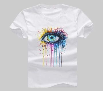 Color Eye Men Printed Cotton T shirt