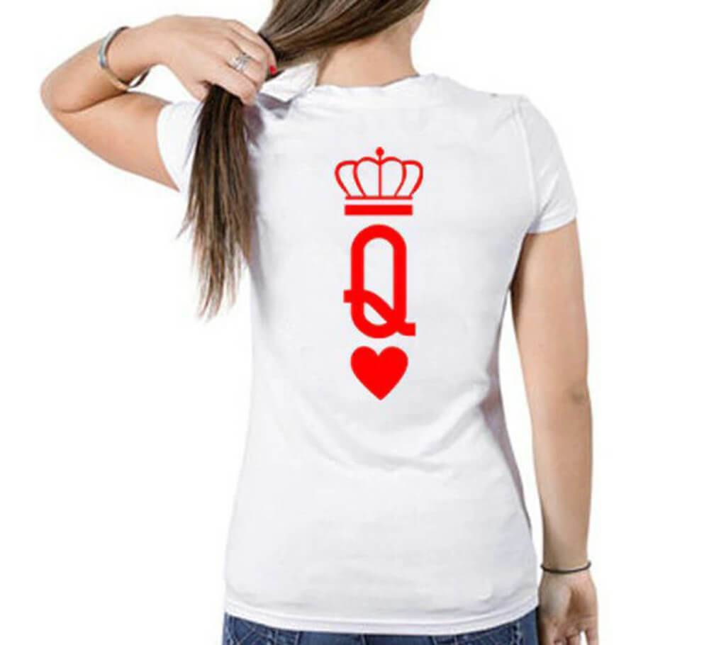Queen লেডিজ টি-শার্ট - white বাংলাদেশ - 1093185