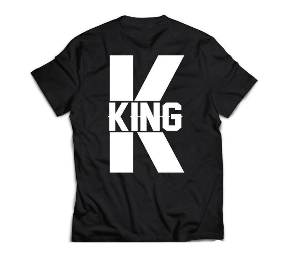 King 333 মেনজ টি-শার্ট - black বাংলাদেশ - 1093198