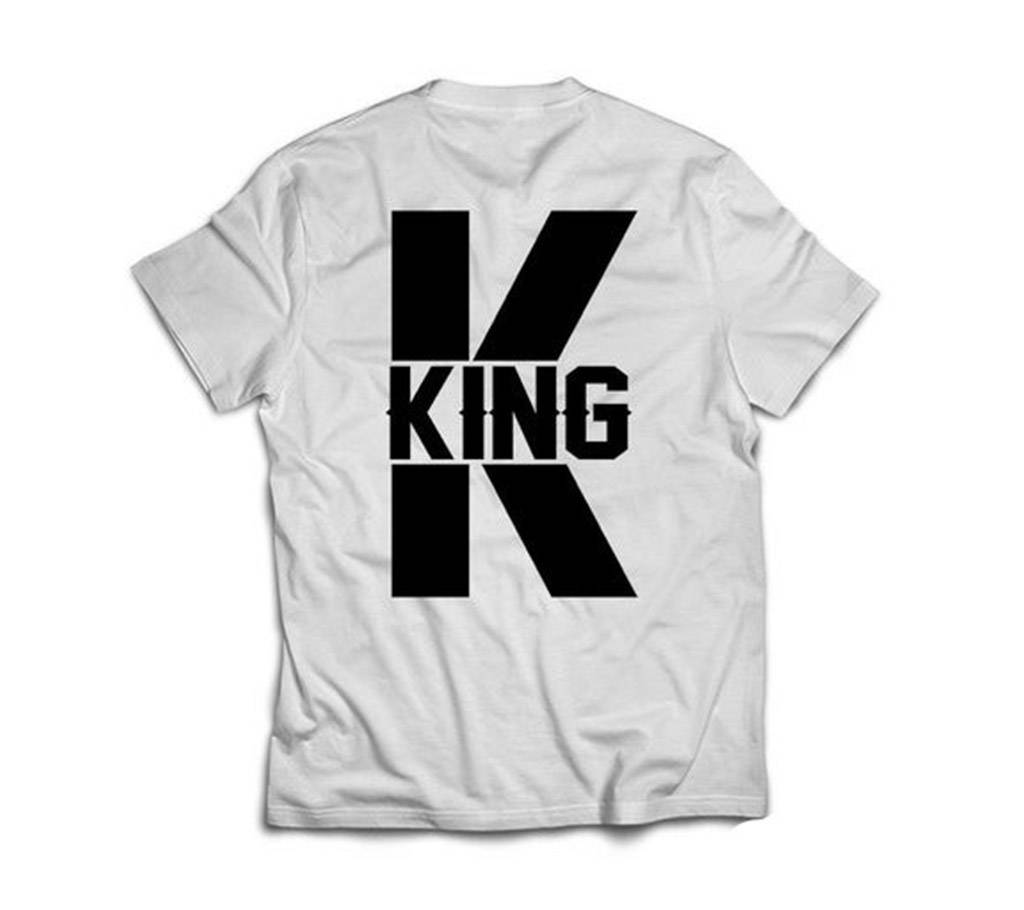 King 333 মেনজ টি-শার্ট - white বাংলাদেশ - 1093199