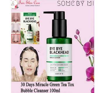 30 Days Miracle Green Tea Tox Bubble Cleanser korea 100ml