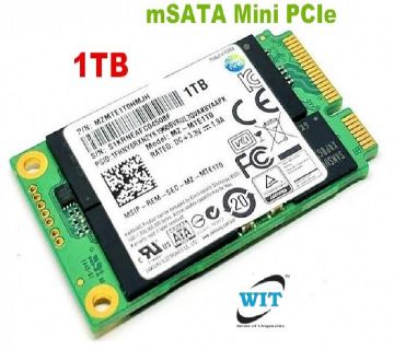 1TB mSATA Mini PCI-E internal সলিড স্টেট ড্রাইভ (S10SD) 30*50mm Samsung PM851 Series TLC for Laptop, Server, Desktop and many more