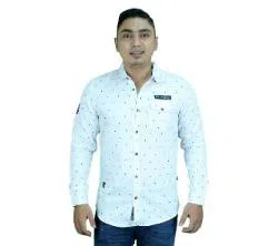 Full Sleeve Cotton Casual Shirt For Men 