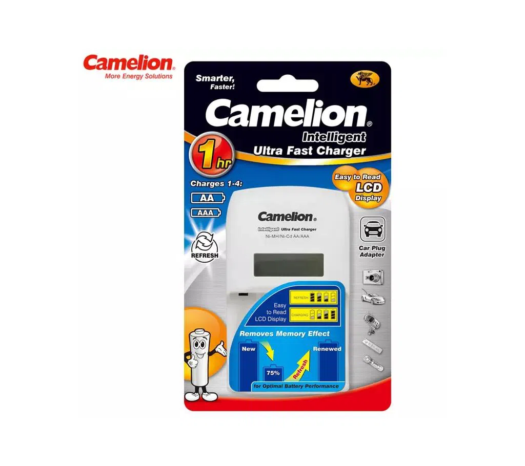 Ultra fast battery charger Camelion For AA AAA Batteries (Battery not included)