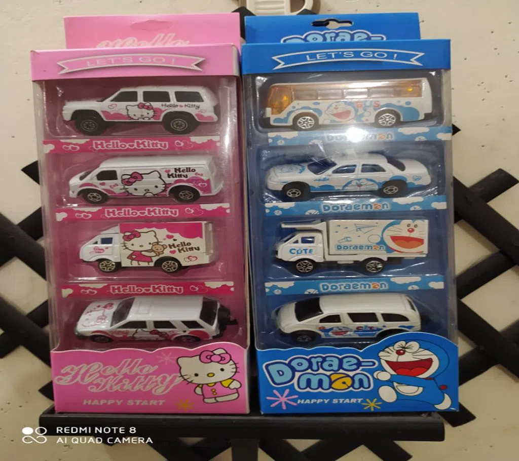 Kids 4pcs set Diecast Toy Car