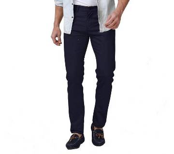 Casual Stretched Semi Narrow Gabardine Pants For Gents 