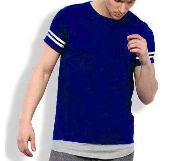 Blue Short Sleeve T-shirt for men