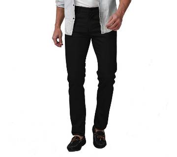 Casual Stretched Semi Narrow Gabardine Pants For Gents 