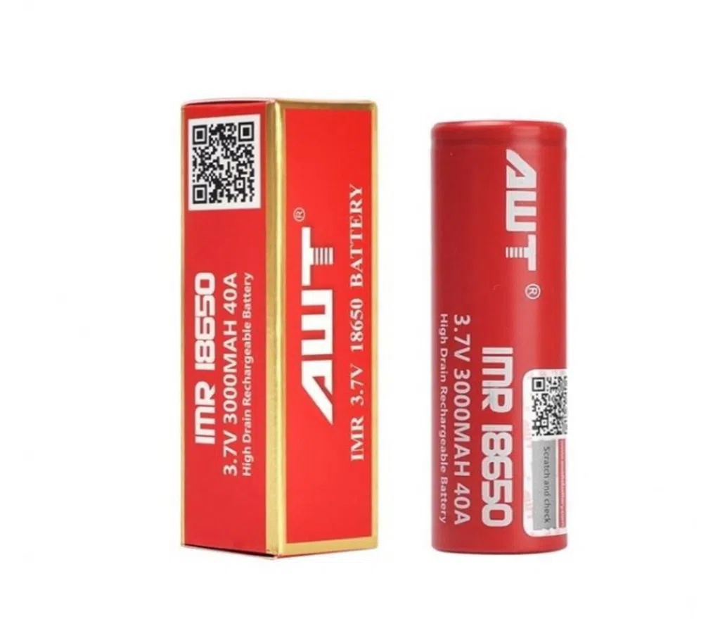 AWT IMR 18650 3000MAH 3.7V Vape Battery - (1 PC)