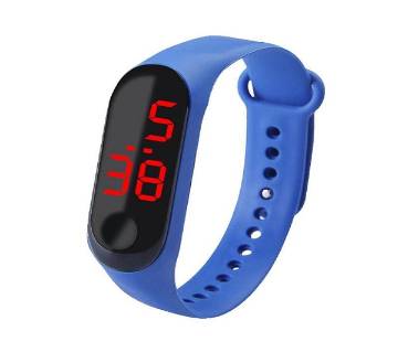 LED Sports Blue Watch