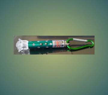 Laser Pointer Torch with Emergency Hazard LED Lights and Hook,