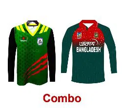 National Cricket Team Jersey of Bangladesh (Copy)+National Football Team Jersey of Bangladesh (Copy)