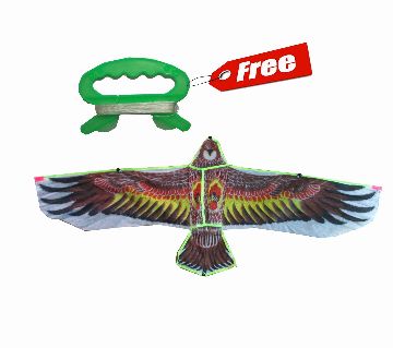 Kite 6 Feet Big পলিয়েস্টার কাইট  Bird Free Yarn Gift